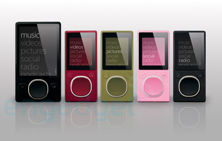 Microsoft Zune, a doua generatie