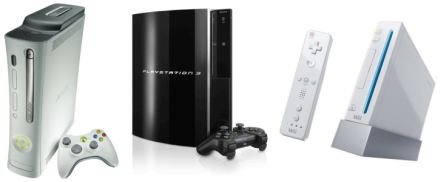 Console de ultimă generaţie - Sony PS3, Microsoft Xbox 360 şi Nintendo Wii