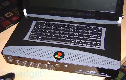 Laptopul PS3 – tastatura încorporată