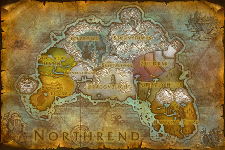 Wrath of the Lich King - Harta Northend