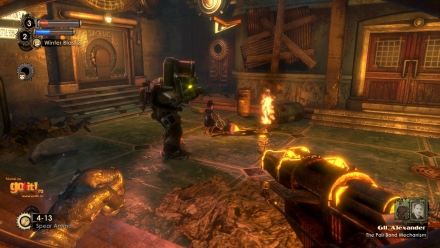 Un Spear Gun vs. lansator de grenade, tip butoi