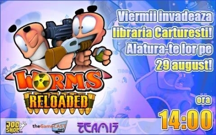 Worms Reloaded - lansare oficială în România Worms Reloaded - lansare oficială în România
