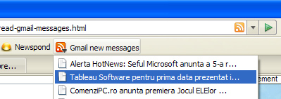 Gmail RSS Firefox