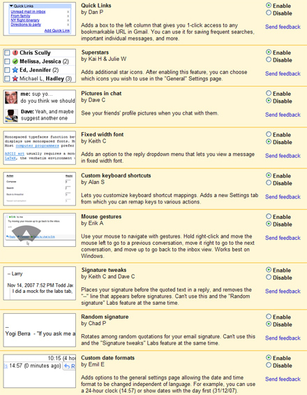 Gmail Labs