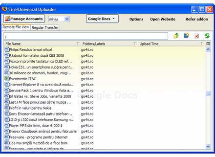 Firefox Universal Uploader Firefox Universal Uploader
