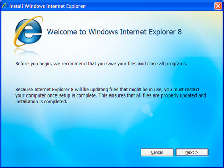 Internet Explorer 8