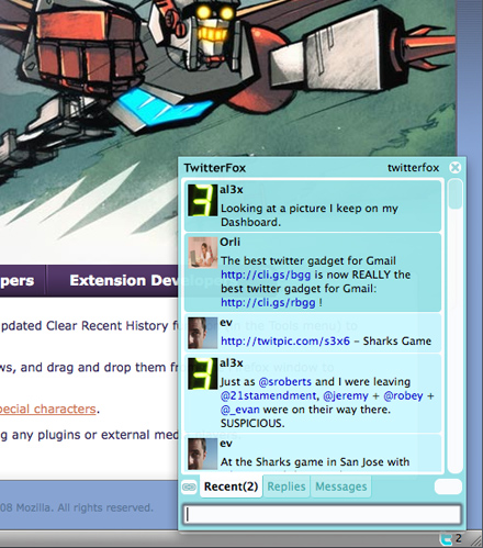 TwitterFox TwitterFox