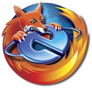 Firefox bites IE Firefox bites IE