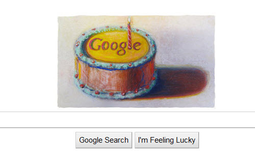 Google împlineşte 12 ani