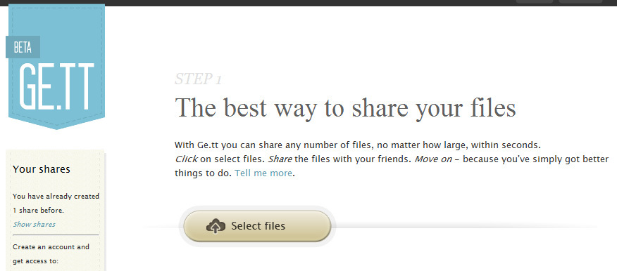 Ge.tt File Transfer
