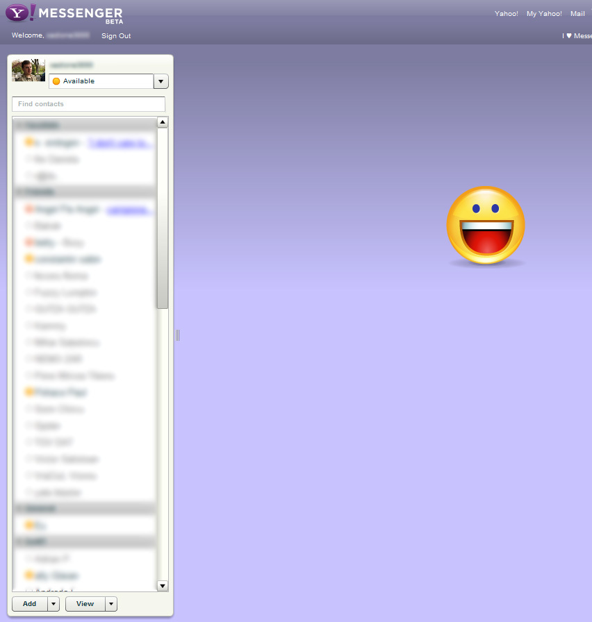 Yahoo! Web Messenger