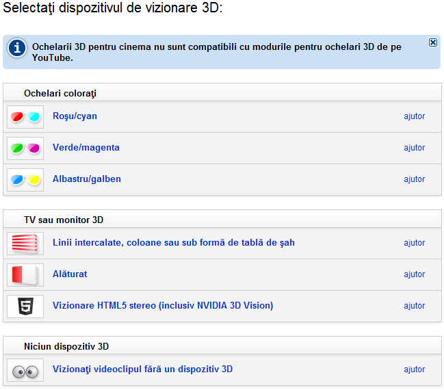 Filme 3D pe YouTube
