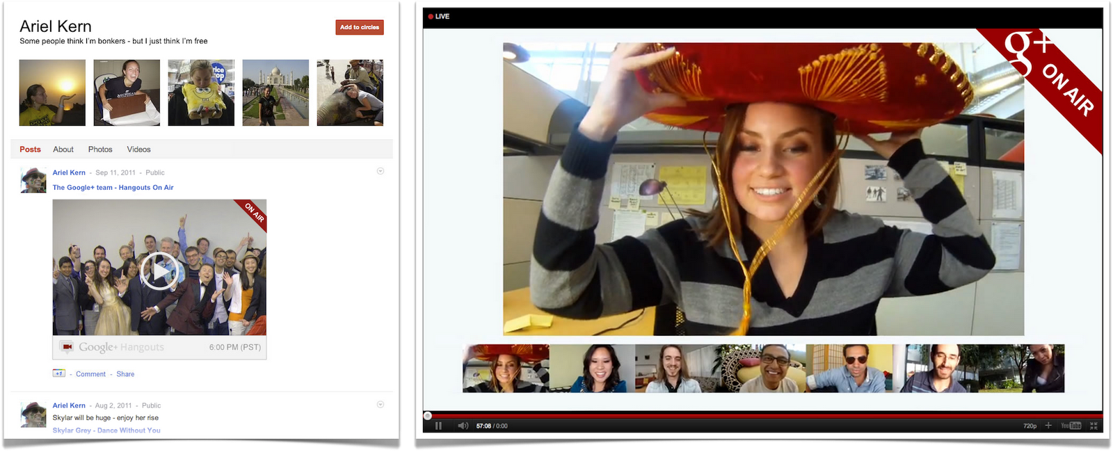 Google+ Hangouts on Air