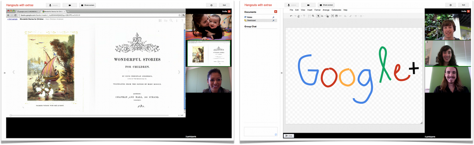 Google+ Sketchpad