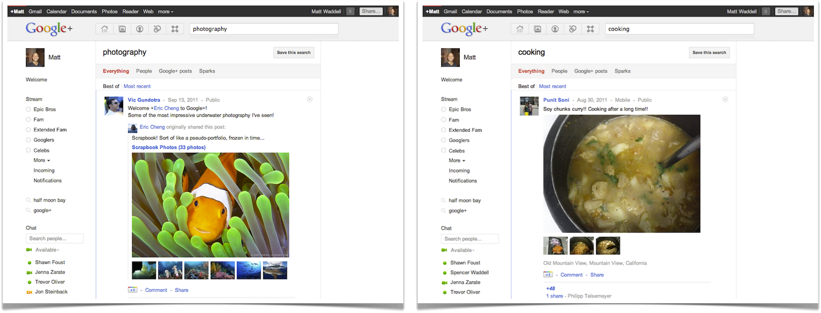 Google+ Search