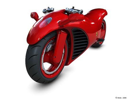 Un concept de motocicletă Ferrari