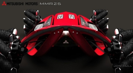 Mitsubishi MMR25 - sistem exotic de tracţiune, de tip 8x4