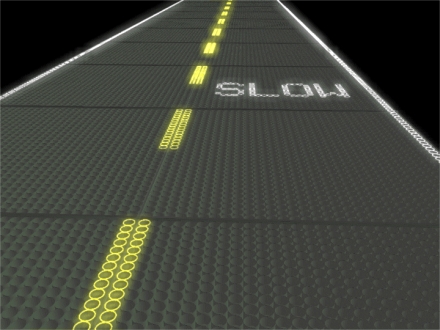 Autostrada solară, formată din panouri de 3,6 x 3,6 m Autostrada solară, formată din panouri de 3,6 x 3,6 m