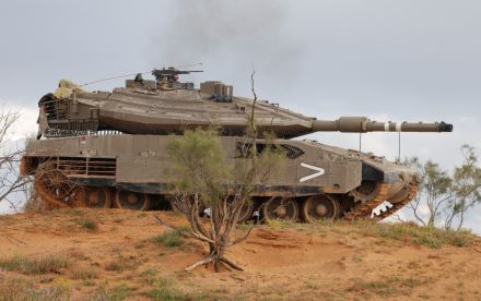Merkava 4 in timpul unui exercitiu
