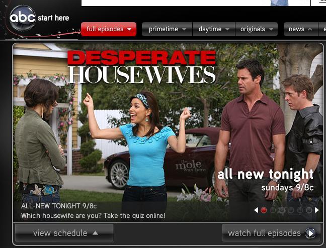 ABC.com, Desperate HouseWives