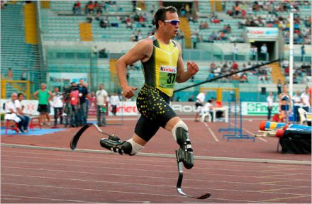 Oscar Pistorius, Roma, 2007 (Mauro Donato/European Pressphoto Agency)