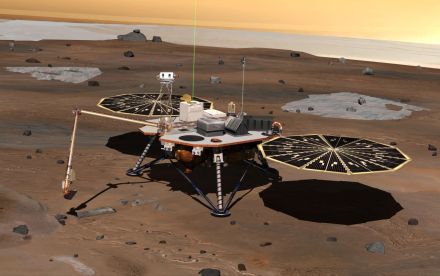 Mars Phoenix Lander – schiţă 3D