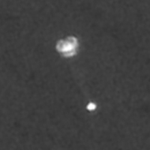 Mars Phoenix Lander în atmosferă