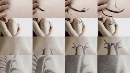 Tatuaje temporare activate de atingerile partenerului
