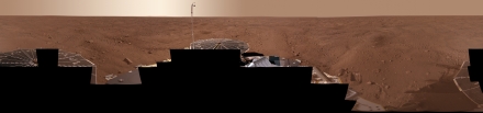 Panorama din jurul lui Phoenix Lander