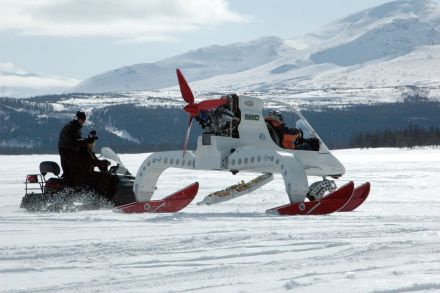 Lotus Ice Vehicle in teste in Suedia