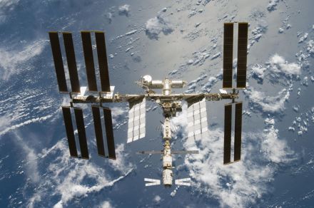 ISS - Statia Spatiala Internationala pe orbita