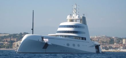 150 milioane de euro - costul estimativ al iahtului A