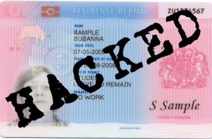Card de identitate clonat Card de identitate clonat