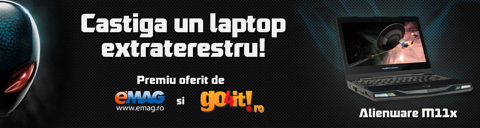 Câştigă un laptop extraterestru!